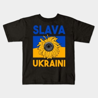 Ukraine. Slava Ukraini. Kids T-Shirt
